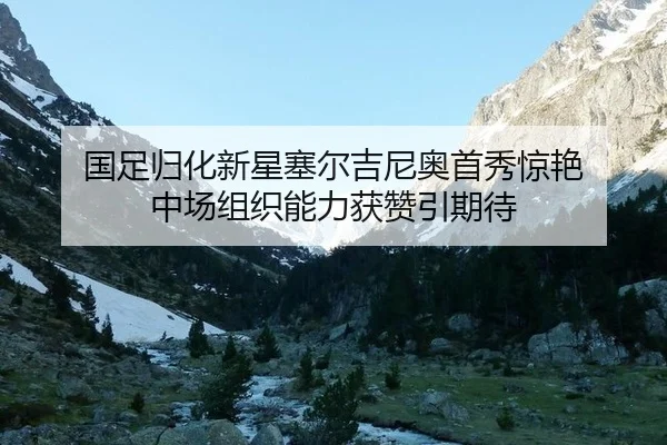 国足归化新星塞尔吉尼奥首秀惊艳 中场组织能力获赞引期待
